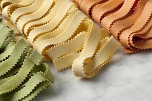 italienische Pasta Tricocolore