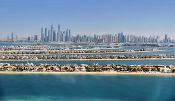 Dubai-Skyline. Vereinigte Arabische Emirate foto