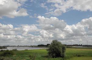 der fluss ems bei weener in deutschland foto