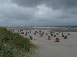 am Strand der Insel Juist foto