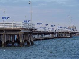 Der Strand von Sopot in Polen foto