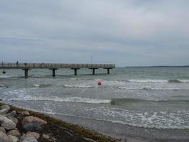 Travemünder Strand in Deutschland foto