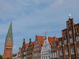 Die Stadt Lüneburg in Norddeutschland foto