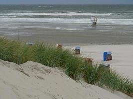 am Strand der Insel Juist foto