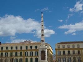 malaga stadt in spanien foto