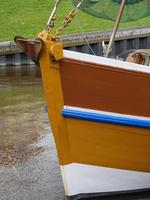 Der Hafen von Greetsiel in Deutschland foto