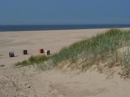 Insel Juist in der deutschen Nordsee foto