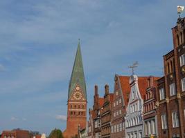 Die Stadt Lüneburg in Norddeutschland foto