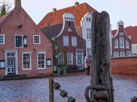 Greetsiel an der deutschen Nordseeküste foto