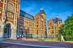 rijksmuseum amsterdam museum in den hollanden, niederlande, hdr foto