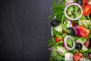 frischer leckerer Salat foto