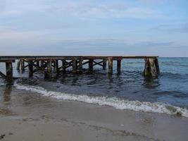 Der Strand von Sopot in Polen foto