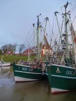 Greetsiel an der deutschen Nordseeküste foto