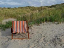 der strand der deutschen insel juist foto