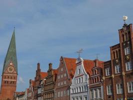 Die Stadt Lüneburg in Norddeutschland foto