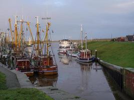 Greetsiel an der deutschen Nordseeküste foto