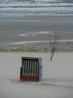 am Strand der Insel Juist foto