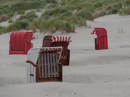 Sommerzeit am Strand von Juist foto