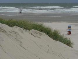 am Strand der Insel Juist foto