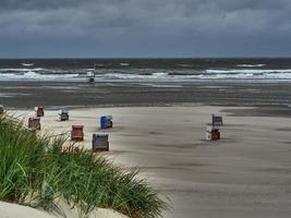 am Strand der Insel Juist foto