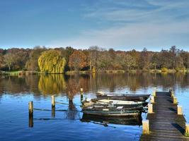 der kleine fluss aa bei borken foto