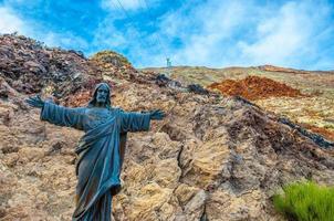 Jesus Christus die Reedemer-Statue auf Teneriffa, Kanarische Inseln foto
