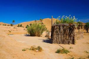 in der sahara-wüste, tunesien, nordafrika foto