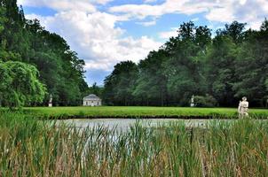 see von schloss fasanarie park in fulda, hessen, deutschland foto