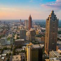 Skyline der Innenstadt von Atlanta, Georgia foto
