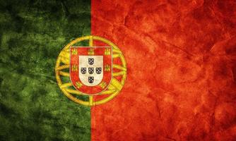 Portugal-Grunge-Flagge. Artikel aus meiner Vintage-Retro-Flaggen-Sammlung foto