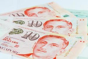 Singapur-Dollar-Note foto