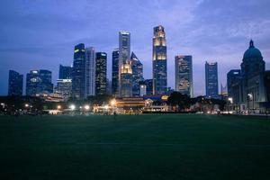 Skyline von Singapur foto