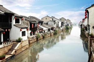 schöne chinesische Wasserstadt