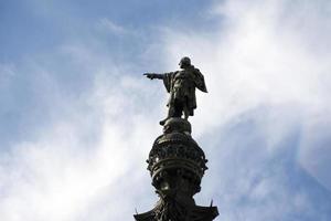 Christopher Columbus Denkmal in Barcelona foto