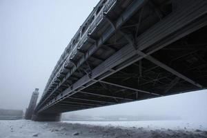 Peter die große Brücke im Winter foto