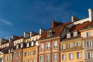 Schlossplatz in Warschau, Polen foto