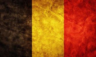 Belgien-Grunge-Flagge. Artikel aus meiner Vintage-Retro-Flaggen-Sammlung foto