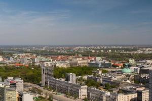 Warschauer Skyline mit Warschauer Türmen foto