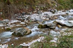 Wasserfall in griechenland. foto