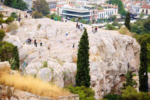 Blick auf Athen foto