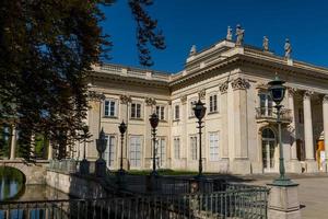 Der Lazienki-Palast im Lazienki-Park, Warschau. lazienki krolewskie. foto