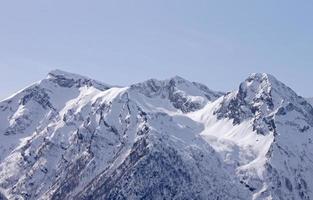 kaukasische Berge im Winter