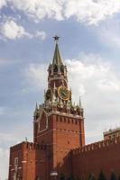 Spasskaya-Turm auf rotem Platz foto