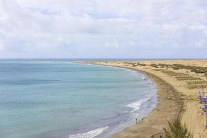 Meeresküste in Maspalomas foto