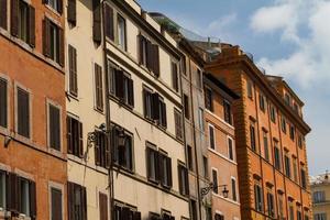 Rom, Italien. typische architektonische Details der Altstadt foto