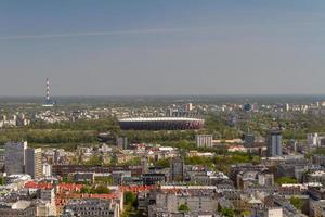 Warschauer Skyline mit Warschauer Türmen foto