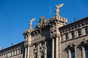 Gebäudefassaden von großem architektonischem Interesse in der Stadt Barcelona - Spanien foto