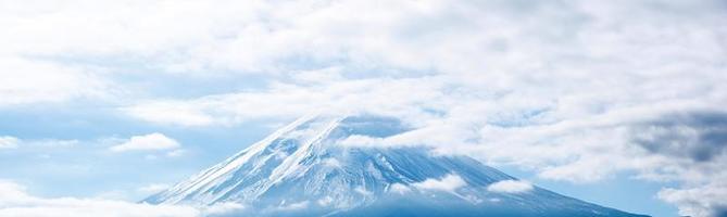 Panorama des Berges Fuji foto