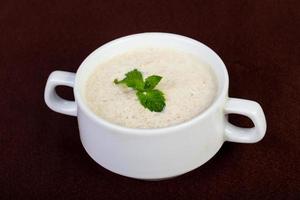 Pilzcremesuppe foto