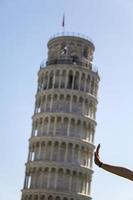 turm von pisa in der toskana foto